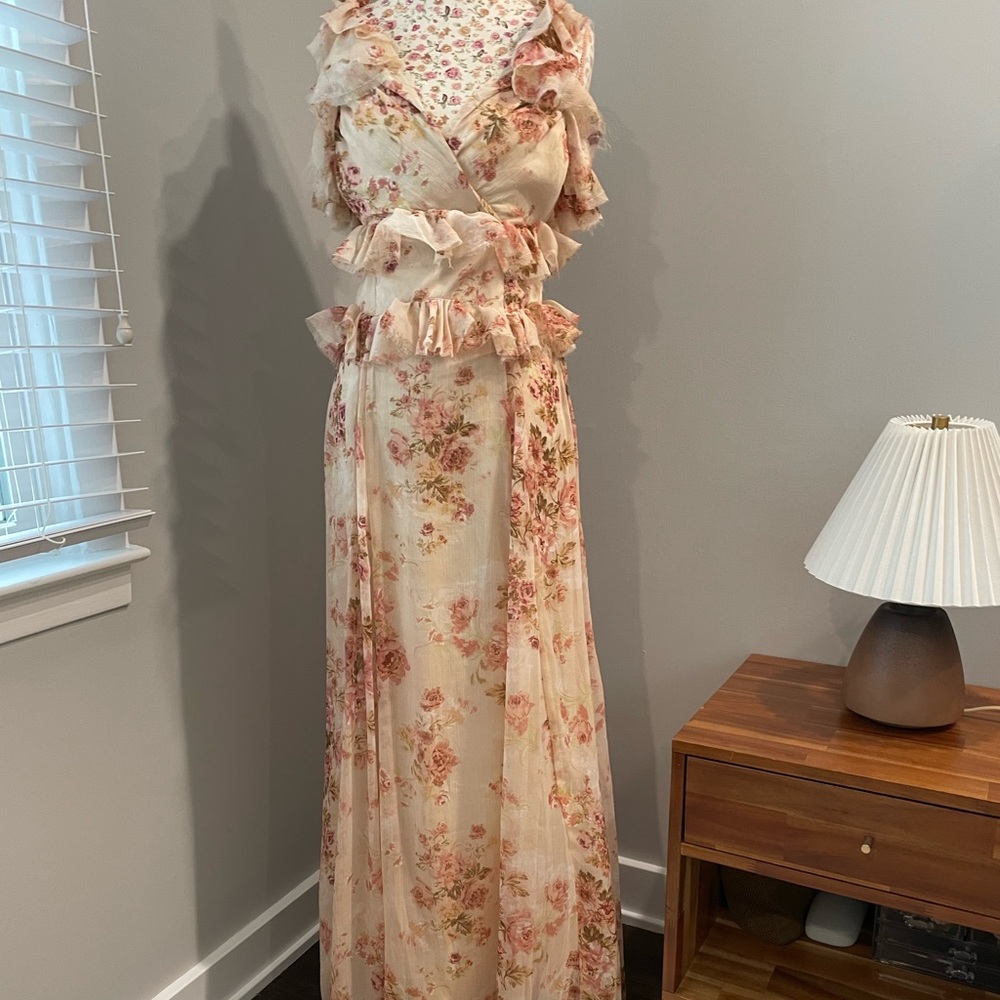NWOT Floral Gown